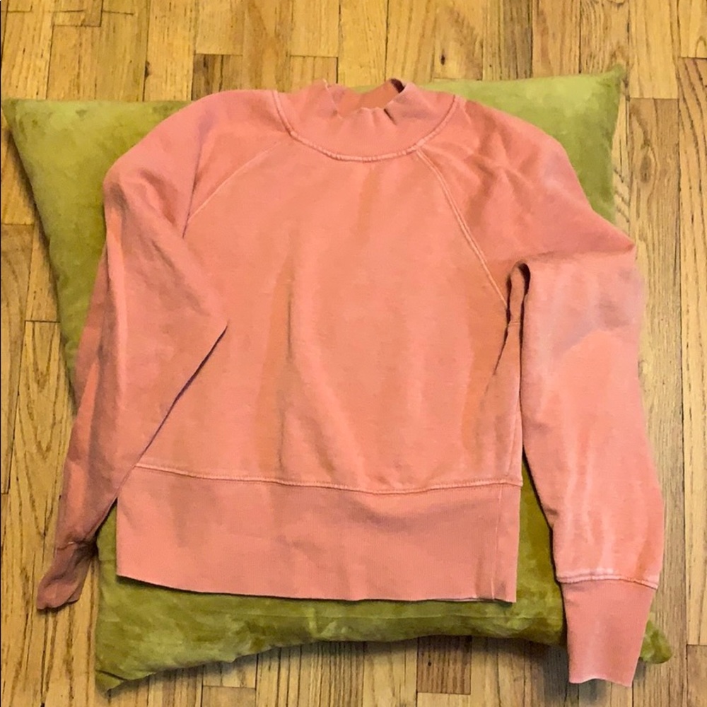 Dusty rose mock neck sweater